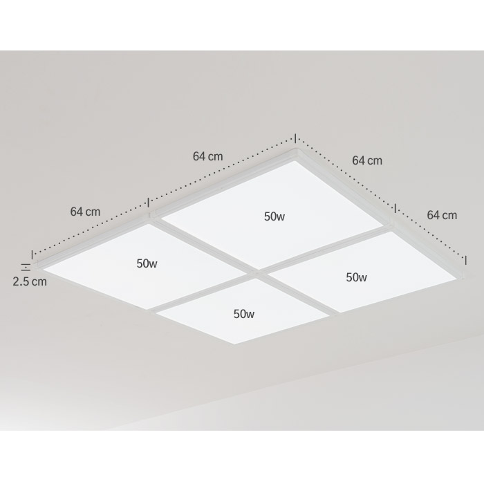 LED 직하형 엣지 평판조명 거실등 200W 거실조명 LED 안방등