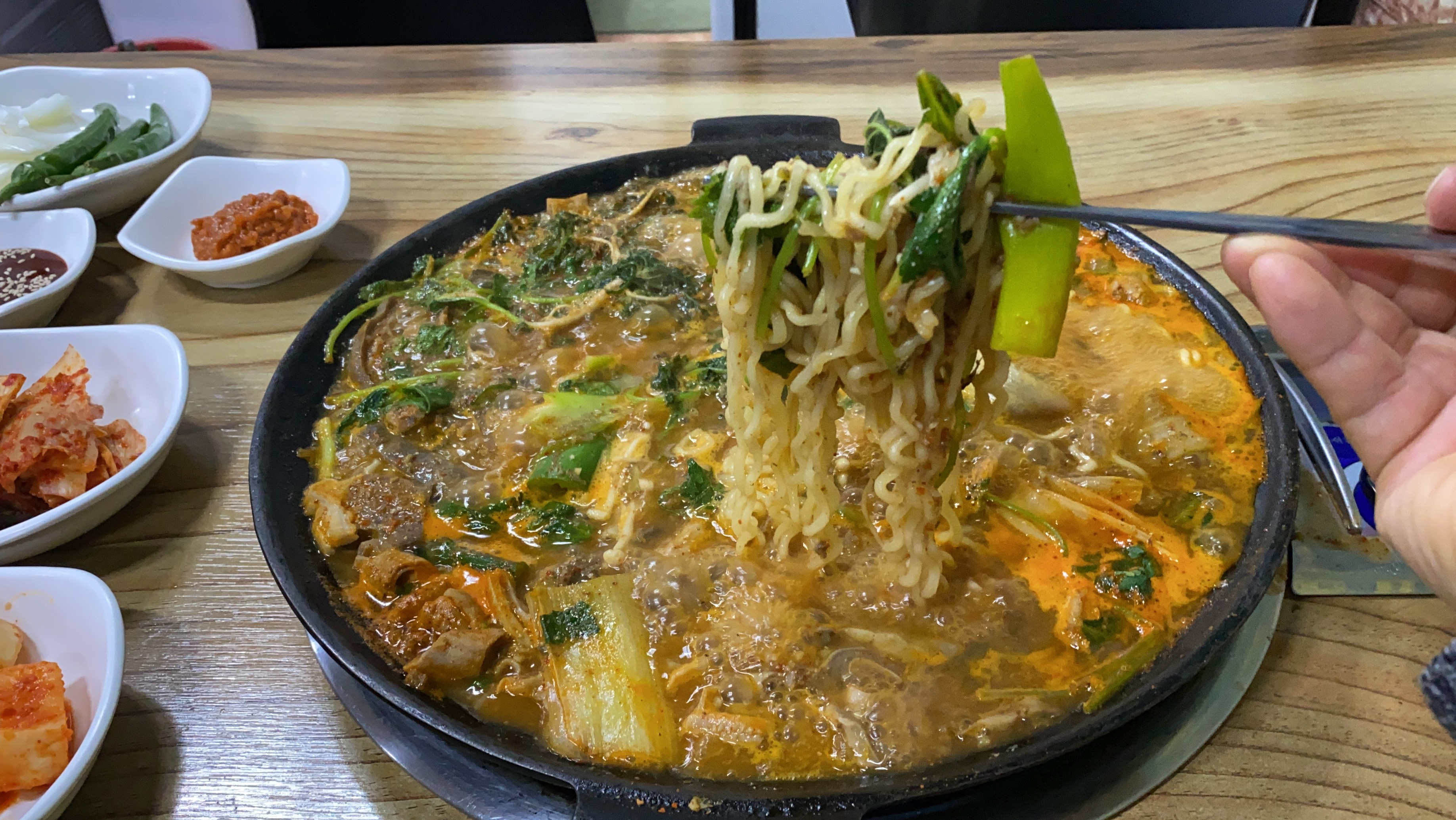 국내산 고기순대전골 1600g 3인분 캠핑전골 참나물야채가득 캠핑 밀키트 간편조리 - 상세 이미지 4