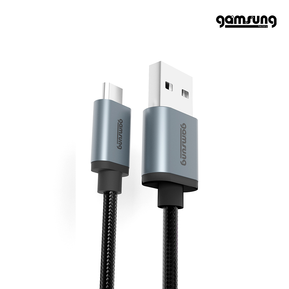USB A to 마이크로5핀 케이블 480Mbps 고속충전 스마트폰 연결 감성공장 - 상세 이미지 2