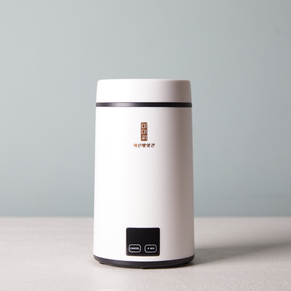 메고지고 마이쪄세트 습식쌀가루 1kg 포함 백설기찜기 스팀 가정용 전기 떡제조기