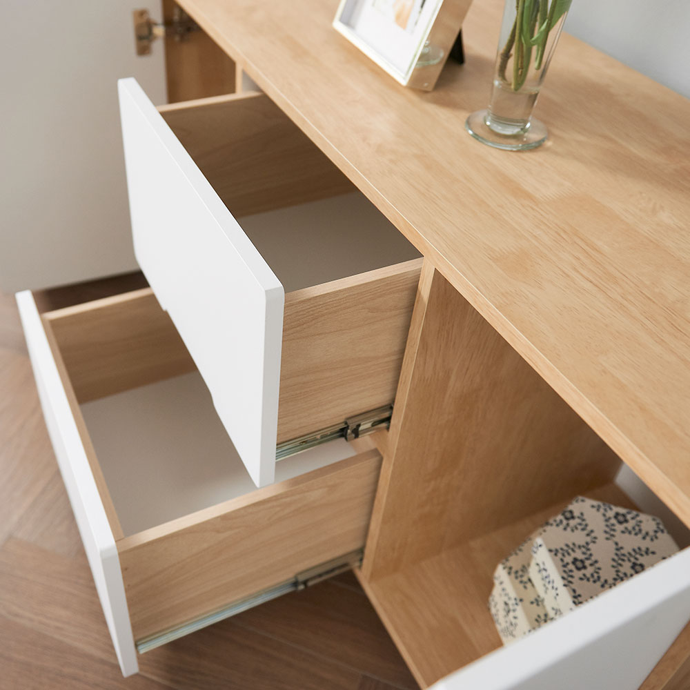 휘슬 미니거실장 TV다이서랍장 낮은거실장 1000