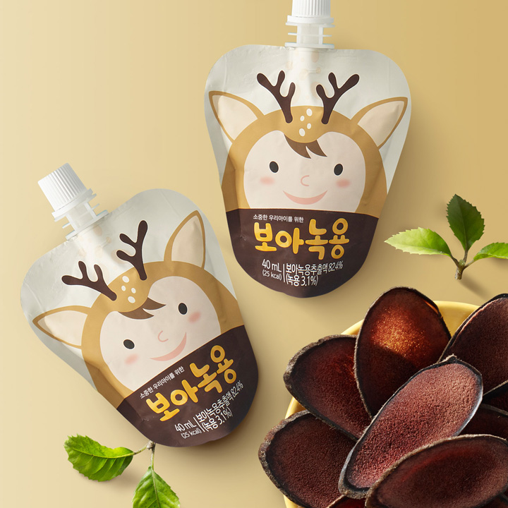 천호엔케어 첫돌부터 키즈 어린이 원기보충 보아녹용 40ml X 30개입 - 상세 이미지 2