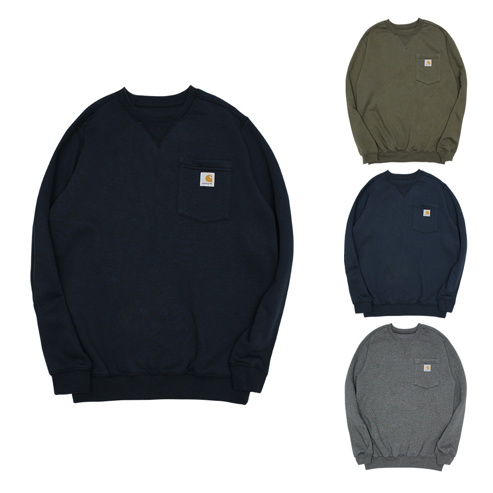 칼하트 포켓 맨투맨 티셔츠