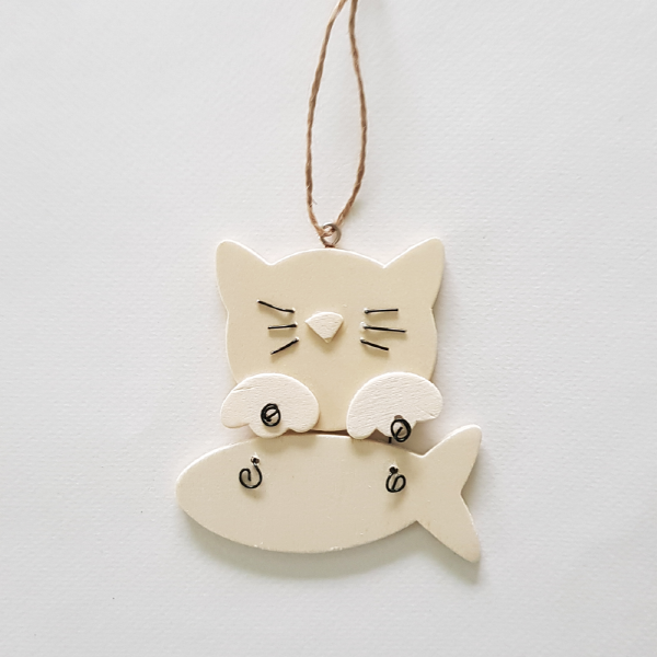 방문걸이 문패만들기:고양이 - 상품 이미지