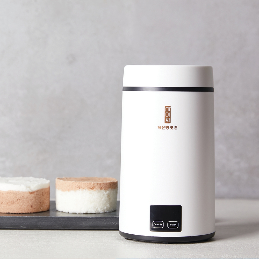 메고지고 마이쪄세트 습식쌀가루 1kg 포함 백설기찜기 스팀 가정용 전기 떡제조기