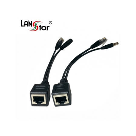 D[10721]POE 패시브 아답터 케이블 0.2M 1set  D[LS-POE-RC-0.2MS]