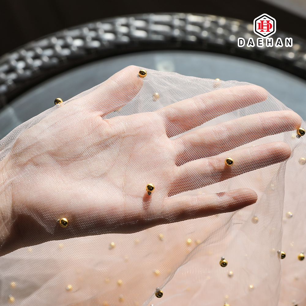 사진 촬영 배경지 배경천 제품 촬영용 소품 진주 망사 천 - 상세 이미지 5