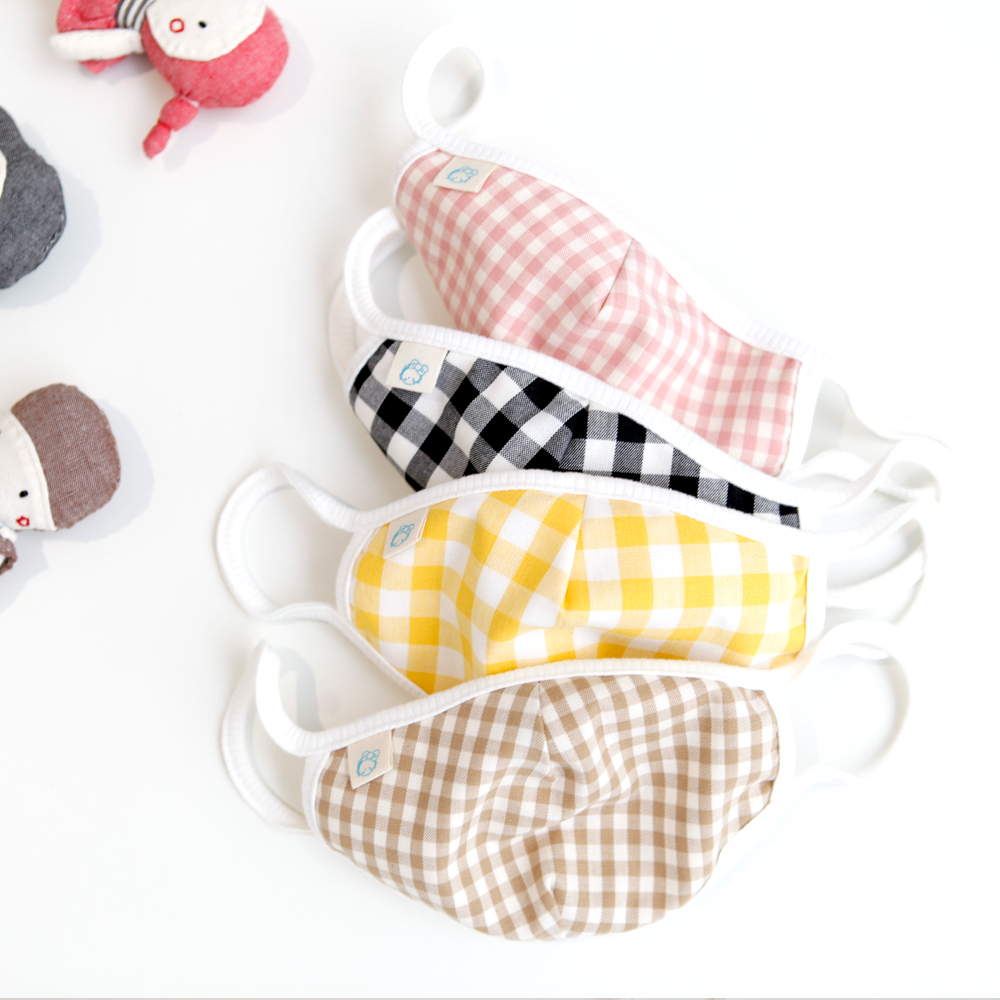 유아 오가닉 방한 입체 면마스크