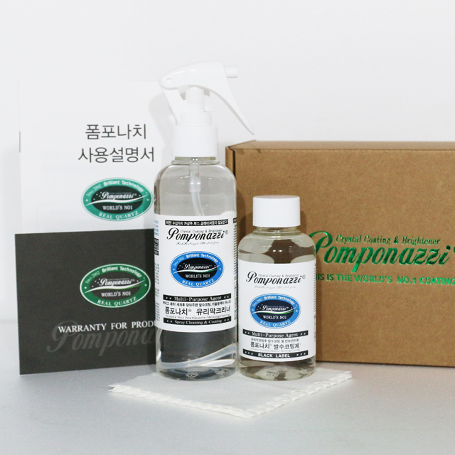 자동차 유리막코팅 관리제 폼포나치 셀프 유리막코팅제 발수 광택 세차세트 - 상세 이미지 2