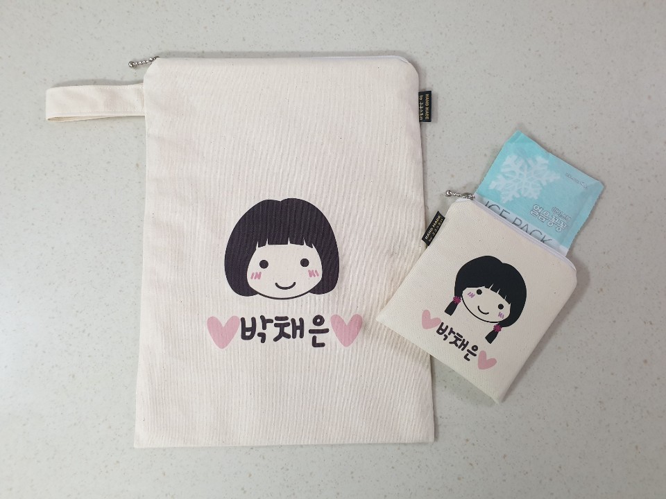 여벌옷캐릭터파우치 수건 기저귀 유치원 어린이집준비물 네임택 졸업 입학 수료 어린이날선물 - 상세 이미지 2