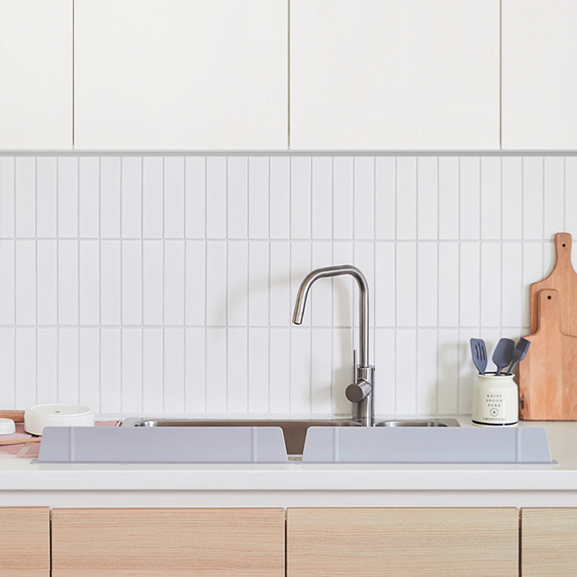 국산 실리콘 싱크대물막이 흡착식 물막이