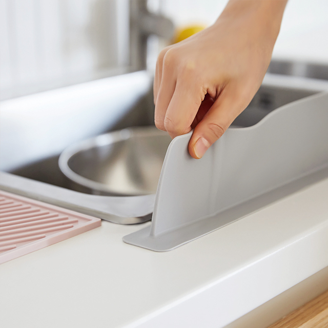 국산 실리콘 싱크대물막이 흡착식 물막이
