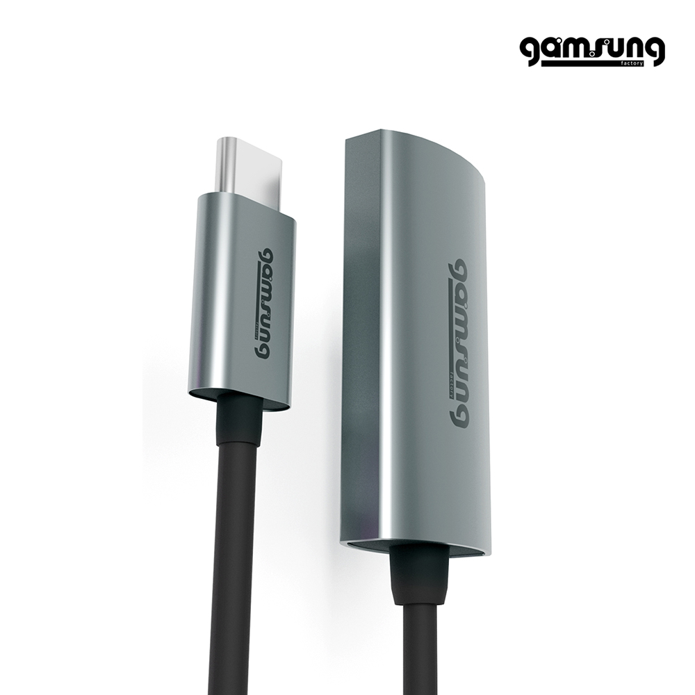 C to HDMI 어댑터 4K UHD 스마트폰 미러링 MHL 0.15m 감성공장 - 상세 이미지 3