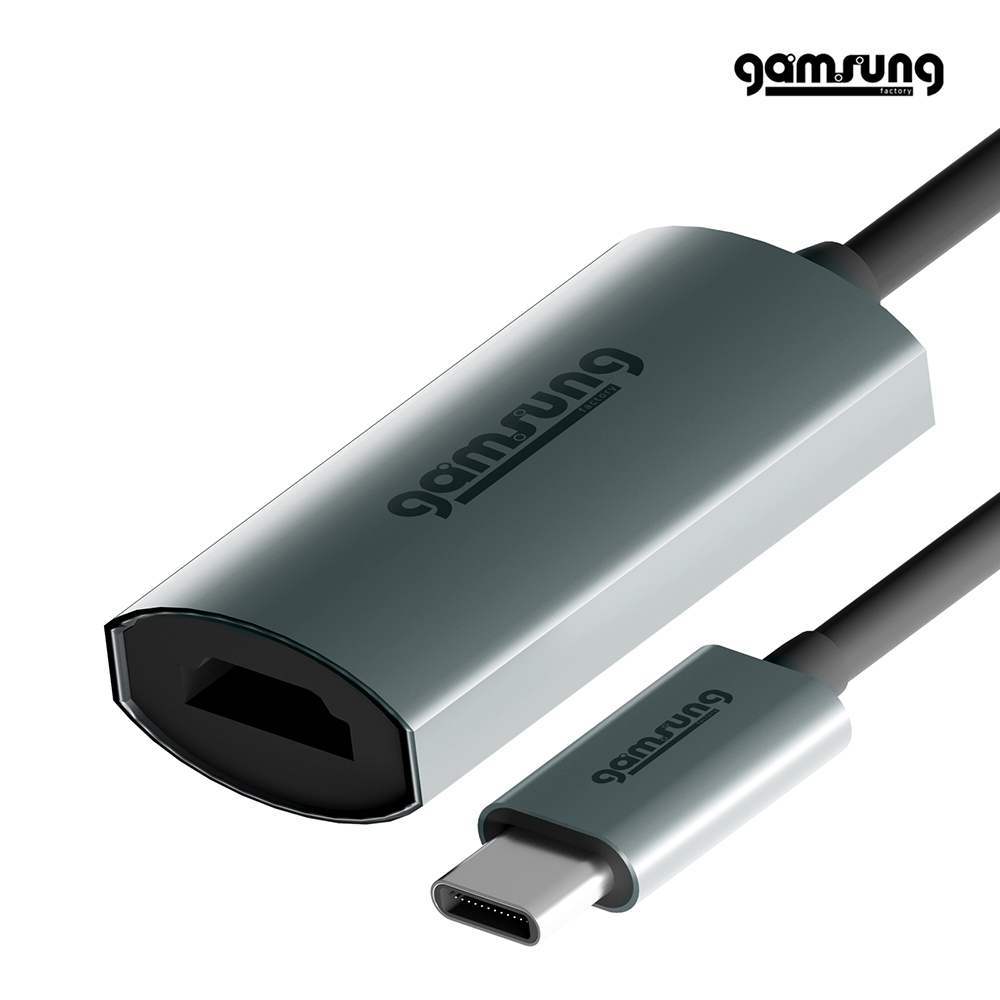 C to HDMI 어댑터 4K UHD 스마트폰 미러링 MHL 0.15m 감성공장 - 상세 이미지 2