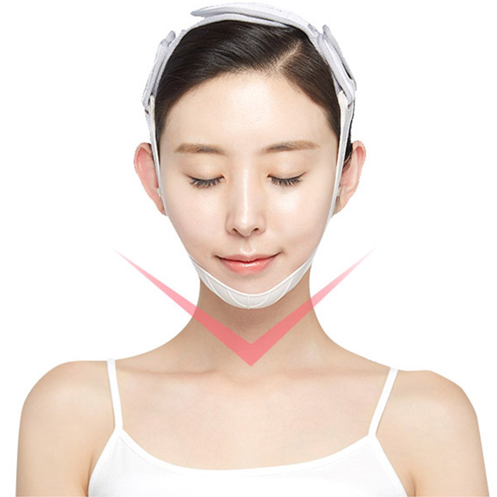 얼굴 리프팅 밴드 마스크 브이 라인 마사지 턱 턱살 기구 - 상세 이미지 3