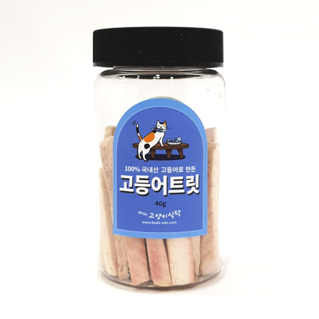 바다고양이식탁 고등어트릿 40g 동결건조간식 제품 이미지