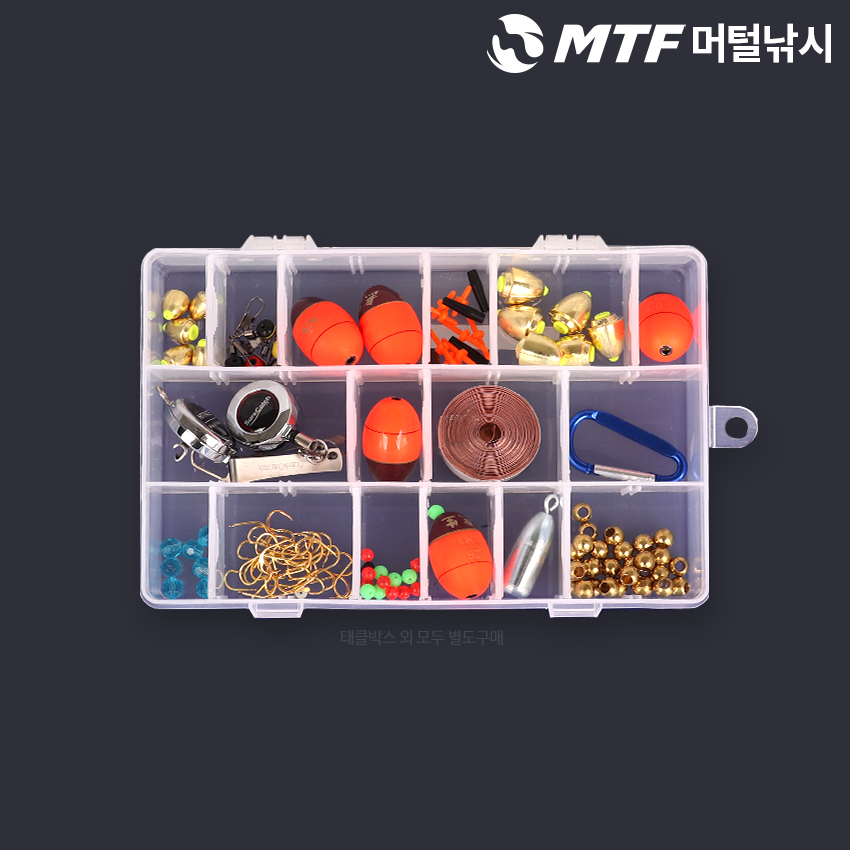 MTF 멀티 칸막이 태클박스 채비 소품 에기 케이스 ZY-052 - 상세 이미지 4