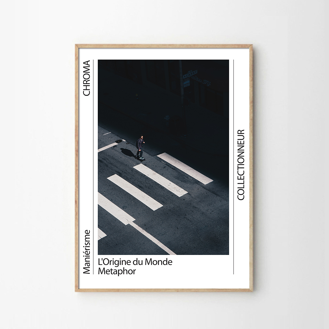 애시드로우 크롬 인테리어 포스터 쇠테리어 스틸 모던 거실 액자 CHROMA.ver2 - 상품 이미지