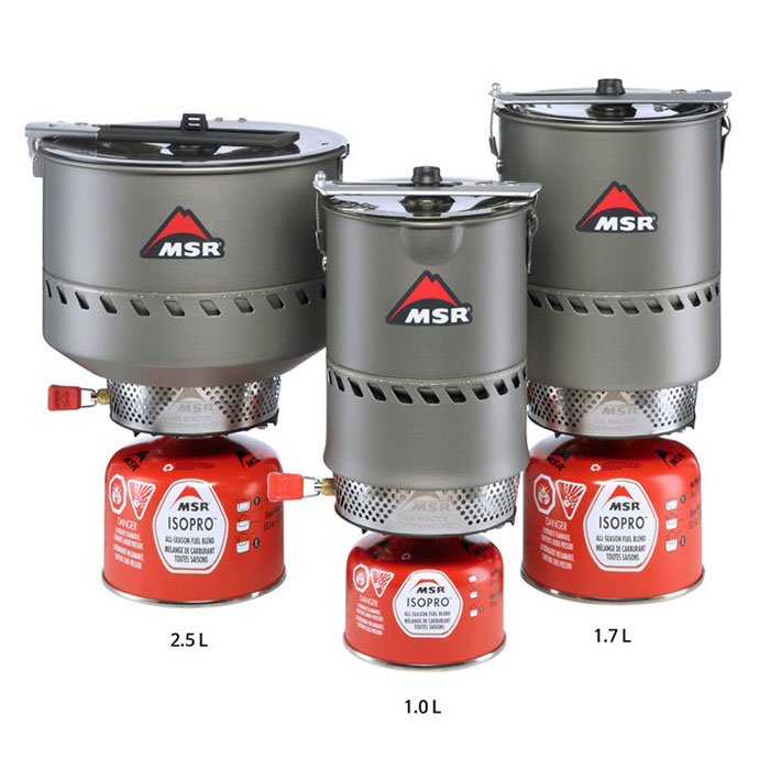 MSR 리액터 스토브 1.0L 스토브 세트 백패킹 버너 파우치 포함