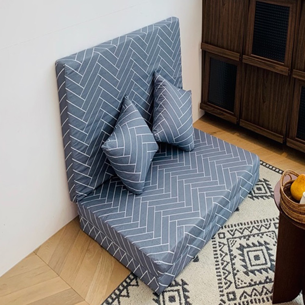 가벼운매트리스 접는매트리스 블랙에어폼 소 브릭그레이