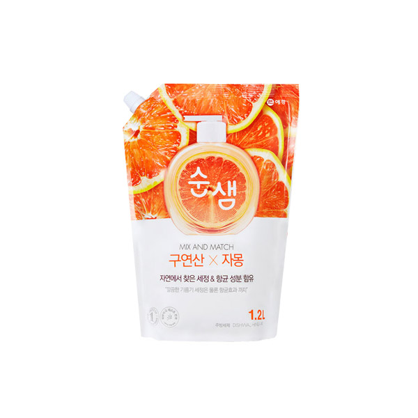 순샘 구연산 자몽 주방세제 1.2L