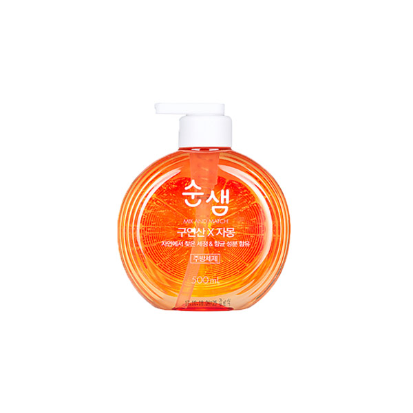 순샘 구연산 자몽 주방세제 용기 500ml - 상품 이미지