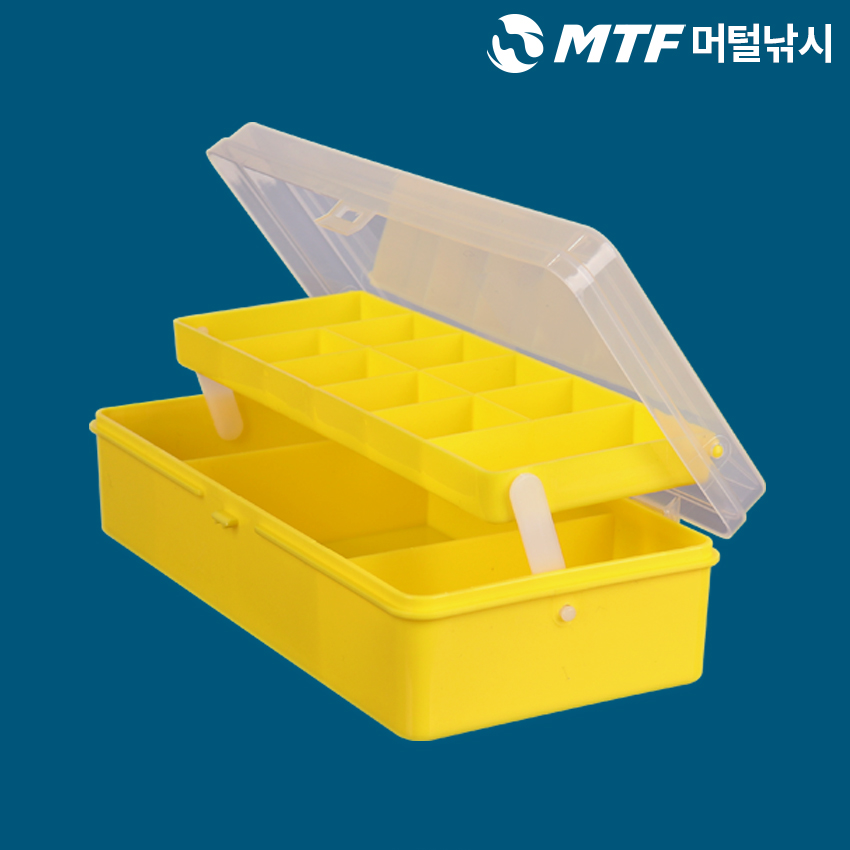 MTF 소형 2단 다용도 태클박스 채비 소품 케이스 ZY-14 - 상세 이미지 4