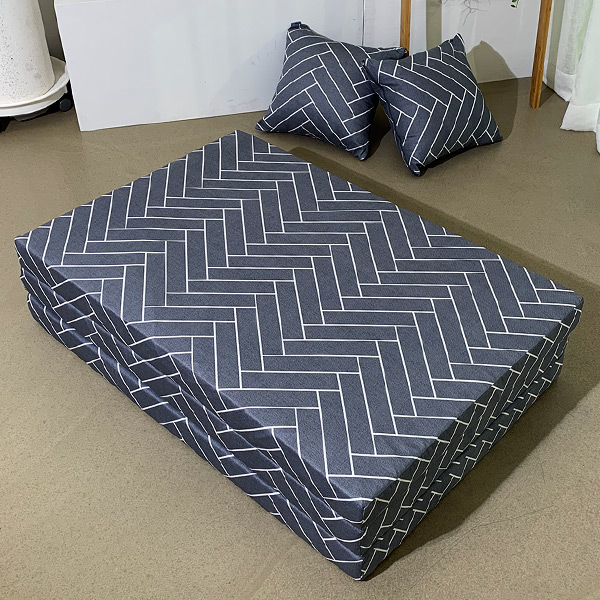 3단 접이식 매트리스 침대용 병원 찜질방 매트 마블폼 브릭그레이 소