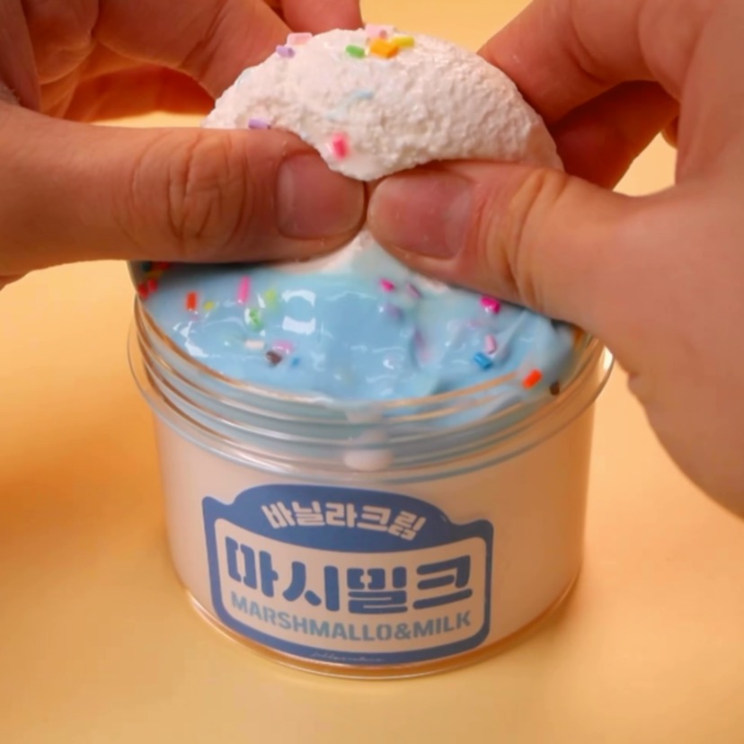 젤시스 마시밀크 쫀득 말랑 우유지글리 점토슬라임 - 상세 이미지 3
