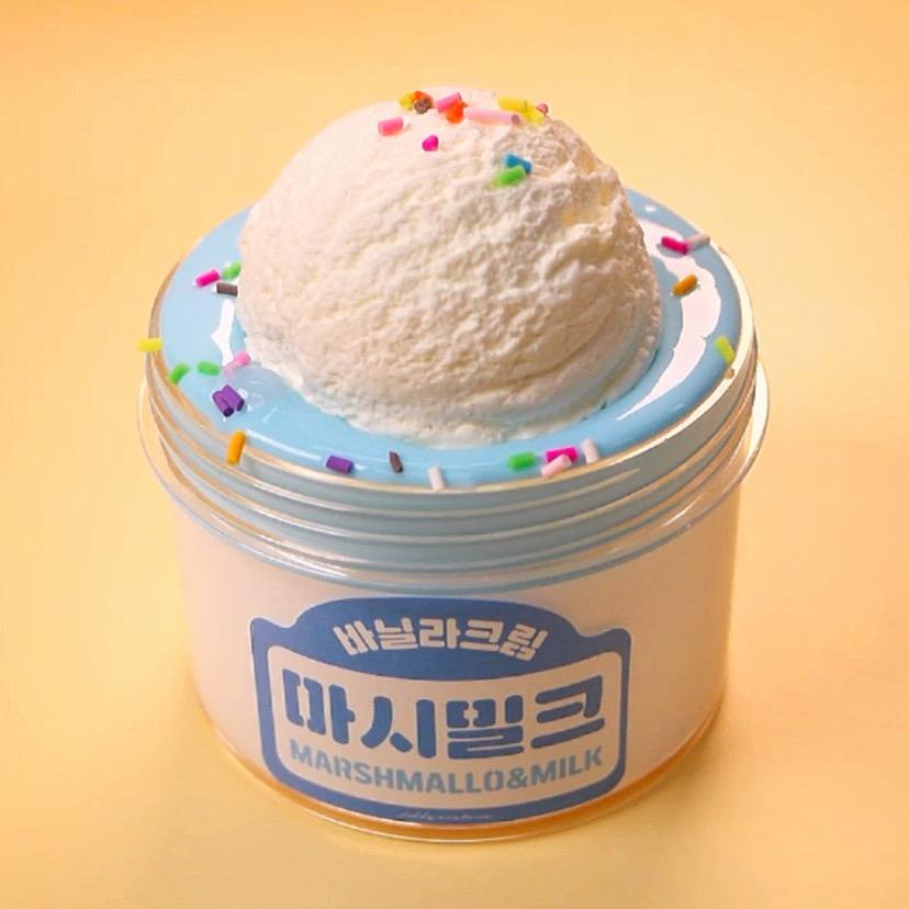 젤시스 마시밀크 쫀득 말랑 우유지글리 점토슬라임 - 상세 이미지 2