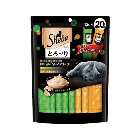 쉬바 멜티 고양이간식 참치 2가지맛12g(20개입) - 상세 이미지 2