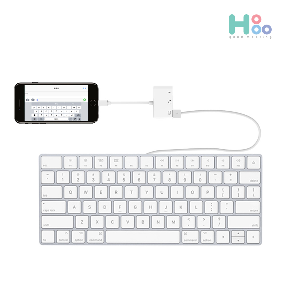 아이폰 USB OTG 이어폰 충전 변환 젠더 017 - 상세 이미지 3
