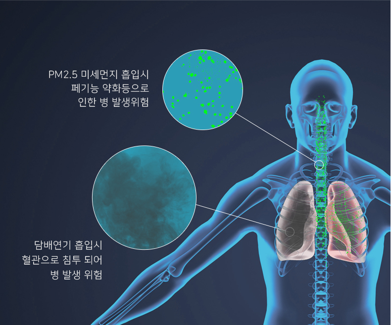 호후 MT-003 숨에어 미니공기청정기 겸용 탁상용선풍기