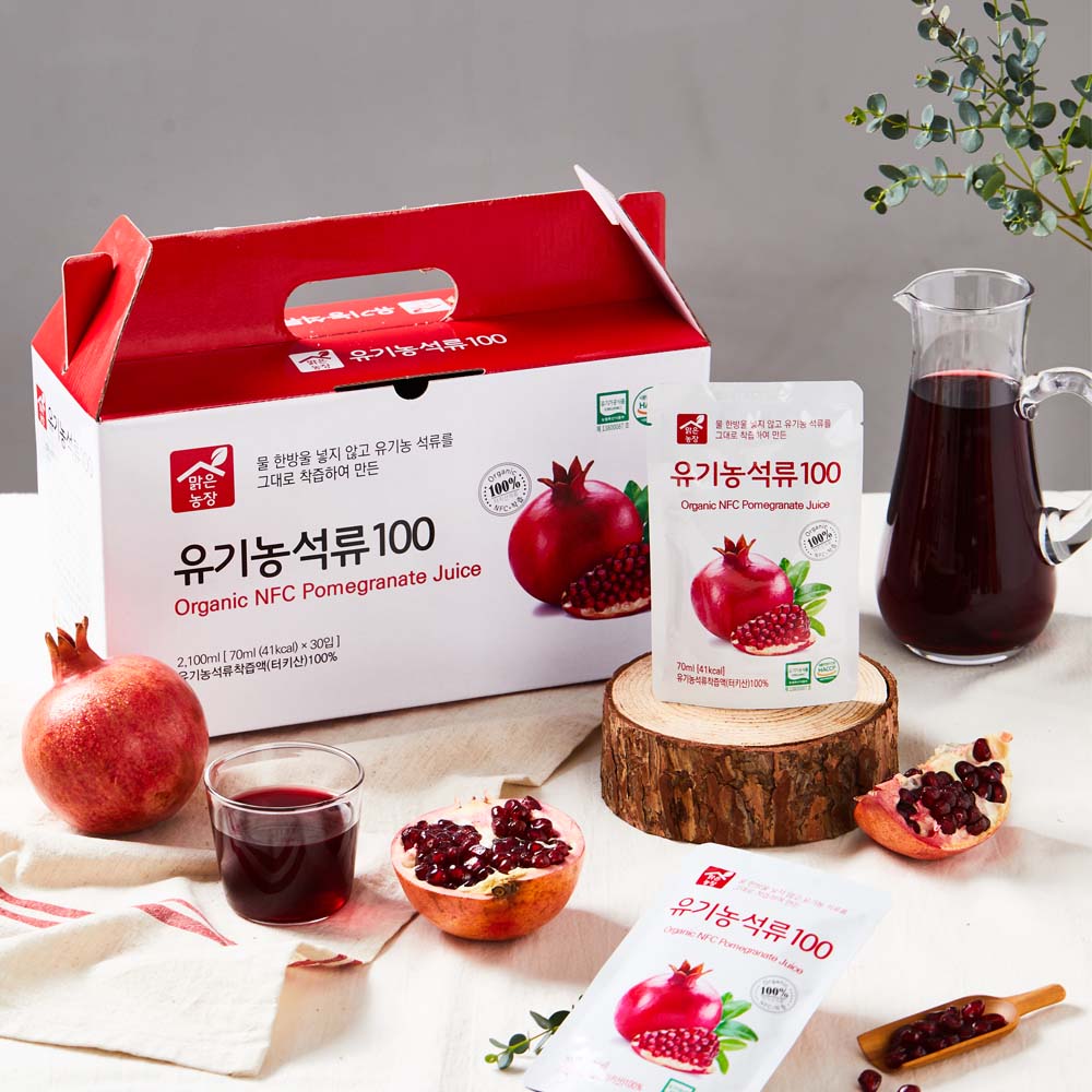 맑은농장 유기농 석류 즙 70ml x 30개입 석류원액 - 상세 이미지 3