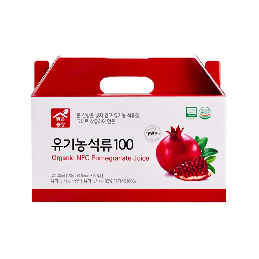 맑은농장 유기농 석류 즙 70ml x 30개입 석류원액 - 상세 이미지 5
