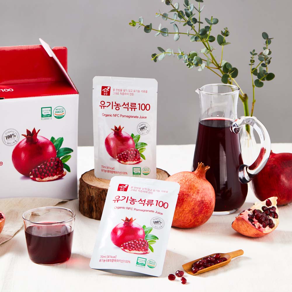 맑은농장 유기농 석류 즙 70ml x 30개입 석류원액 - 상세 이미지 4