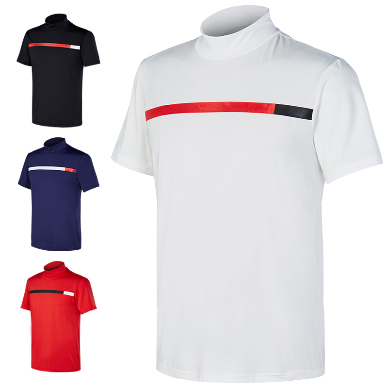 마스터베어 남성 하프넥 골프 반팔티셔츠 MB911