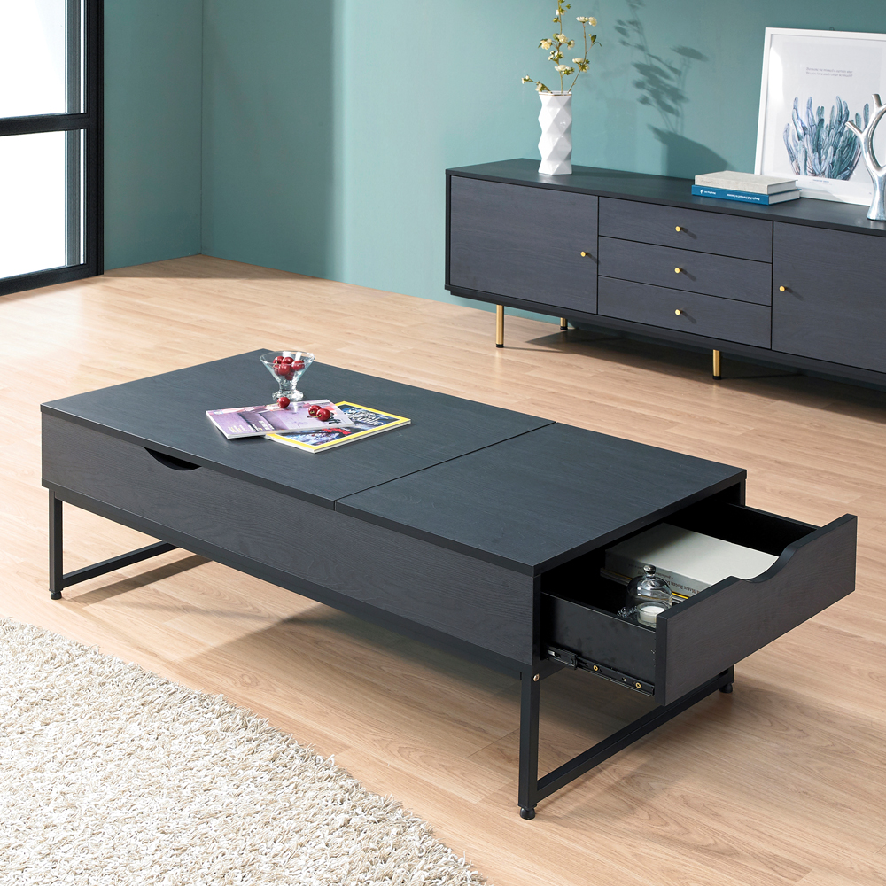 서광퍼니처 네르니 리프트 소파 테이블 (네이비) hw