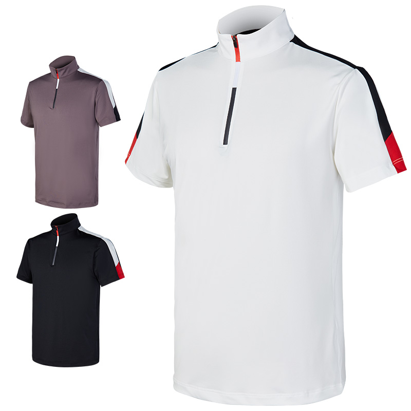 마스터베어 남성 집업 골프 반팔티셔츠 MB908