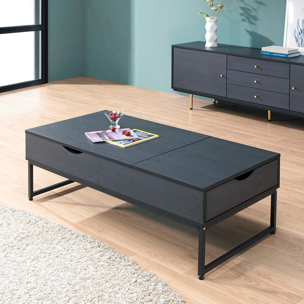 서광퍼니처 네르니 리프트 소파 테이블 (네이비) hw