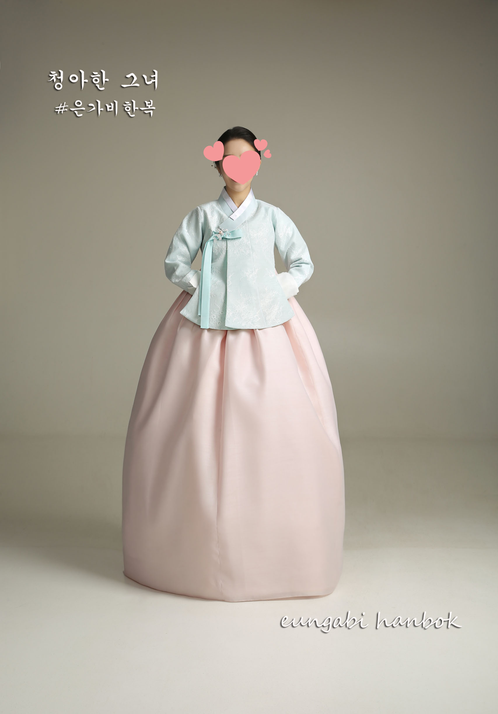 [한복대여] 청아한그녀 여성 하객 결혼식 한복 - 상세 이미지 2