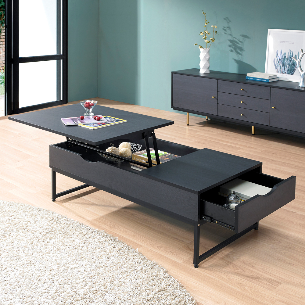 서광퍼니처 네르니 리프트 소파 테이블 (네이비) hw