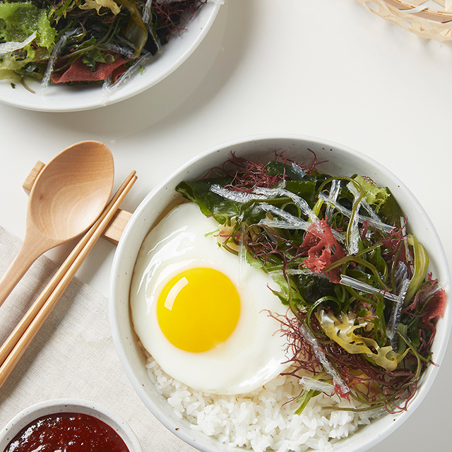 기장물산 모듬 해초 샐러드 8g x 30봉 소스 동봉 저칼로리 간편식 - 상세 이미지 3