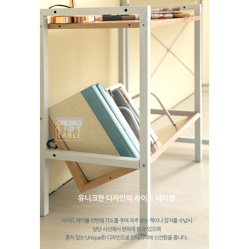 조립식 협탁 낮은 협탁 침대 미니 높은 협탁 - 상세 이미지 2