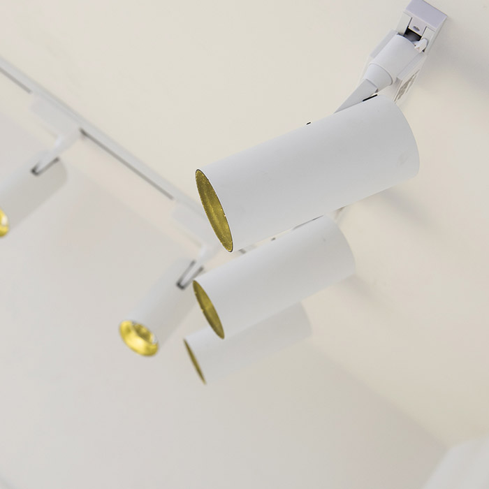 LED 자이로 COB 30W 레일 조명 ㄱ자 2M 세트 카페인테리어 - 상세 이미지 3