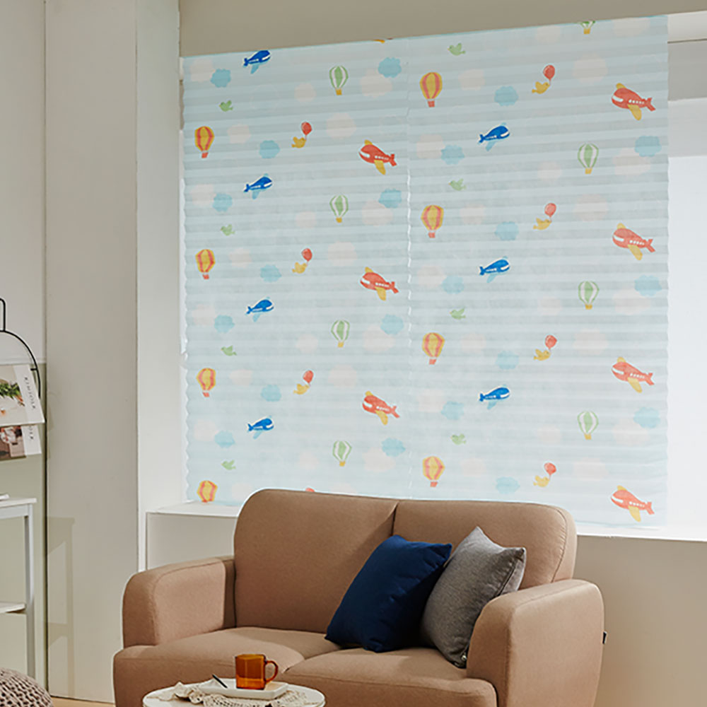 붙이는 블라인드 셀프 암막 주름 창문햇빛가리개 ECOSELF 45X230