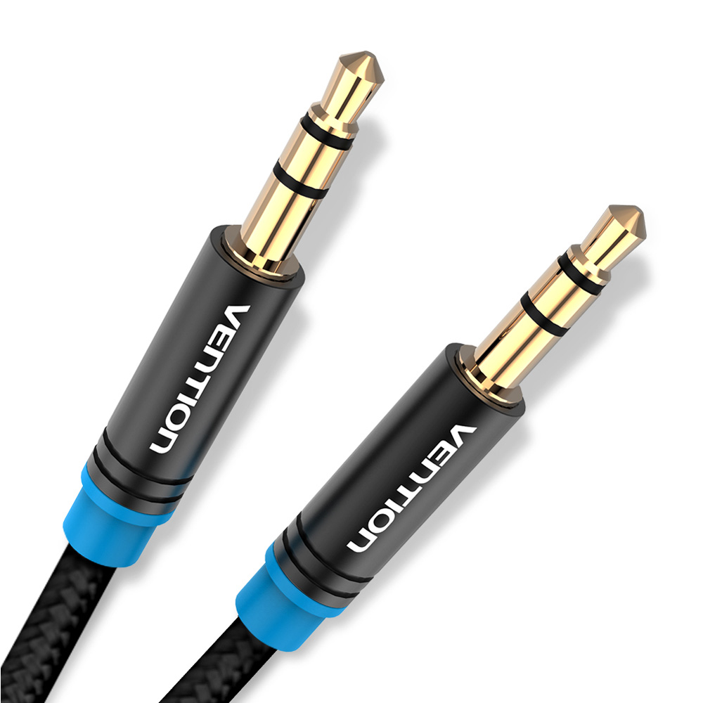 벤션 무산소 3.5mm 스테레오 AUX 오디오 케이블 P350AC 0.5m, 1개 - 상세 이미지 2