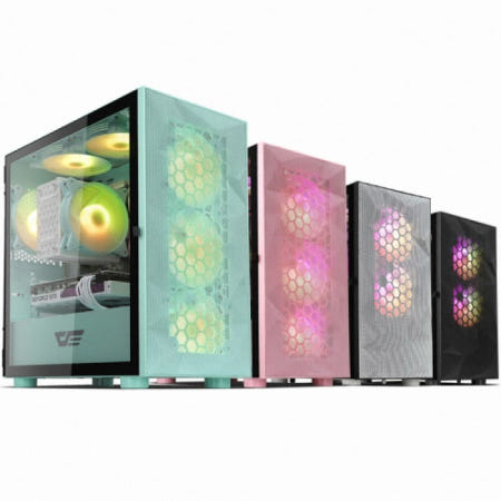 darkFlash 다크플래시 DLM21 RGB MESH 강화유리 블랙