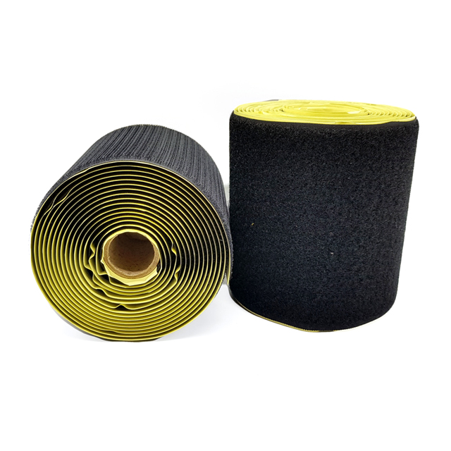 폭 11cm 넓은 국산 강력 접착벨크로 찍찍이 양면테이프 검정색 거칠이 보들이 1미터씩세트 제품 이미지