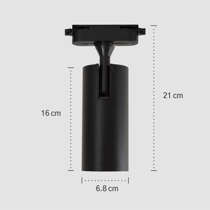 LED 자이로 COB 20w ㄱ자 레일 조명 2M 세트 매장 포인트조명 - 상세 이미지 5